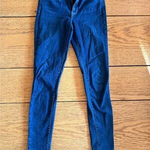 Uniqlo Women's Deep Blue Skinny Jeans